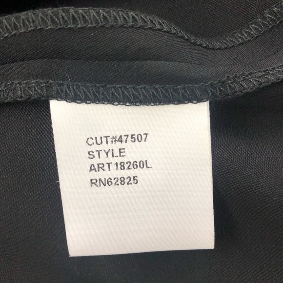 Tadashi Shoji Crepe & Embroidered Lace Gown Dress 6 - Picture 7 of 8